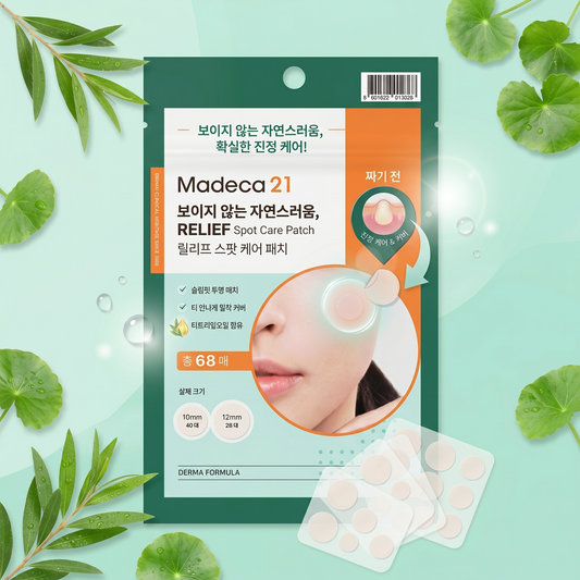 Korean Madeca 21 Relief Acne Pimple Patch - 68ct