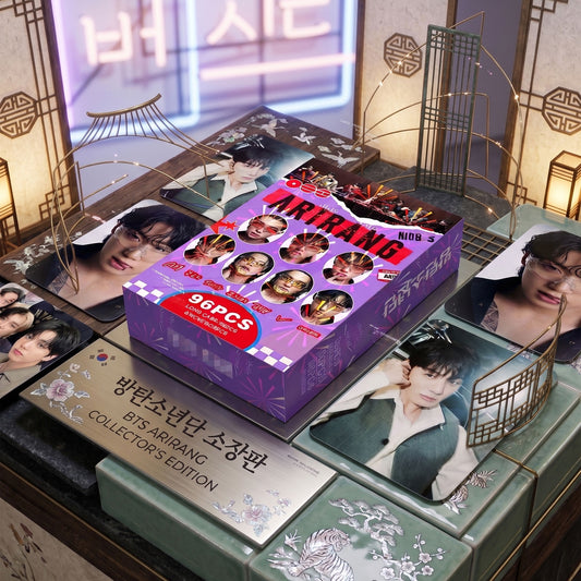 BTS Arirang Series Photocard Set. 96 Pcs Premium BTS Cards & Decorative Stickers