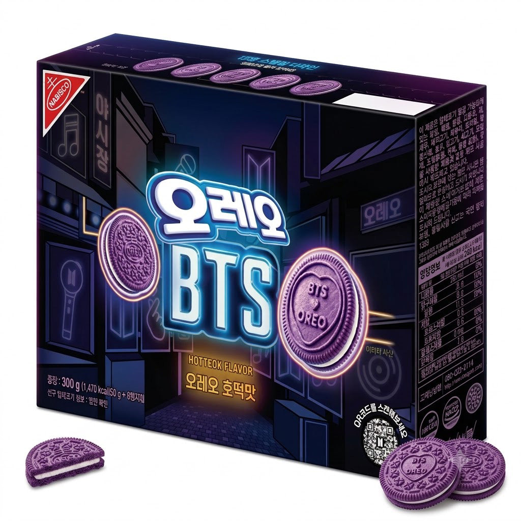 Oreo BTS Hotteok Flavor Limited Edition - Pack of 30 (300g)