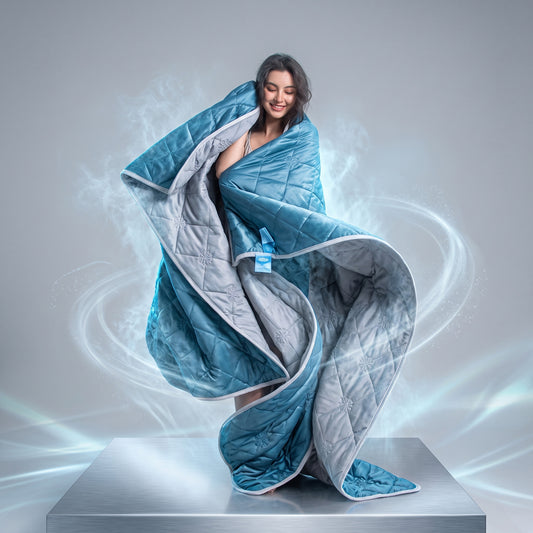 Korean Ice Cooling Blanket, Ultra Soft Double-sided Summer Comforter
