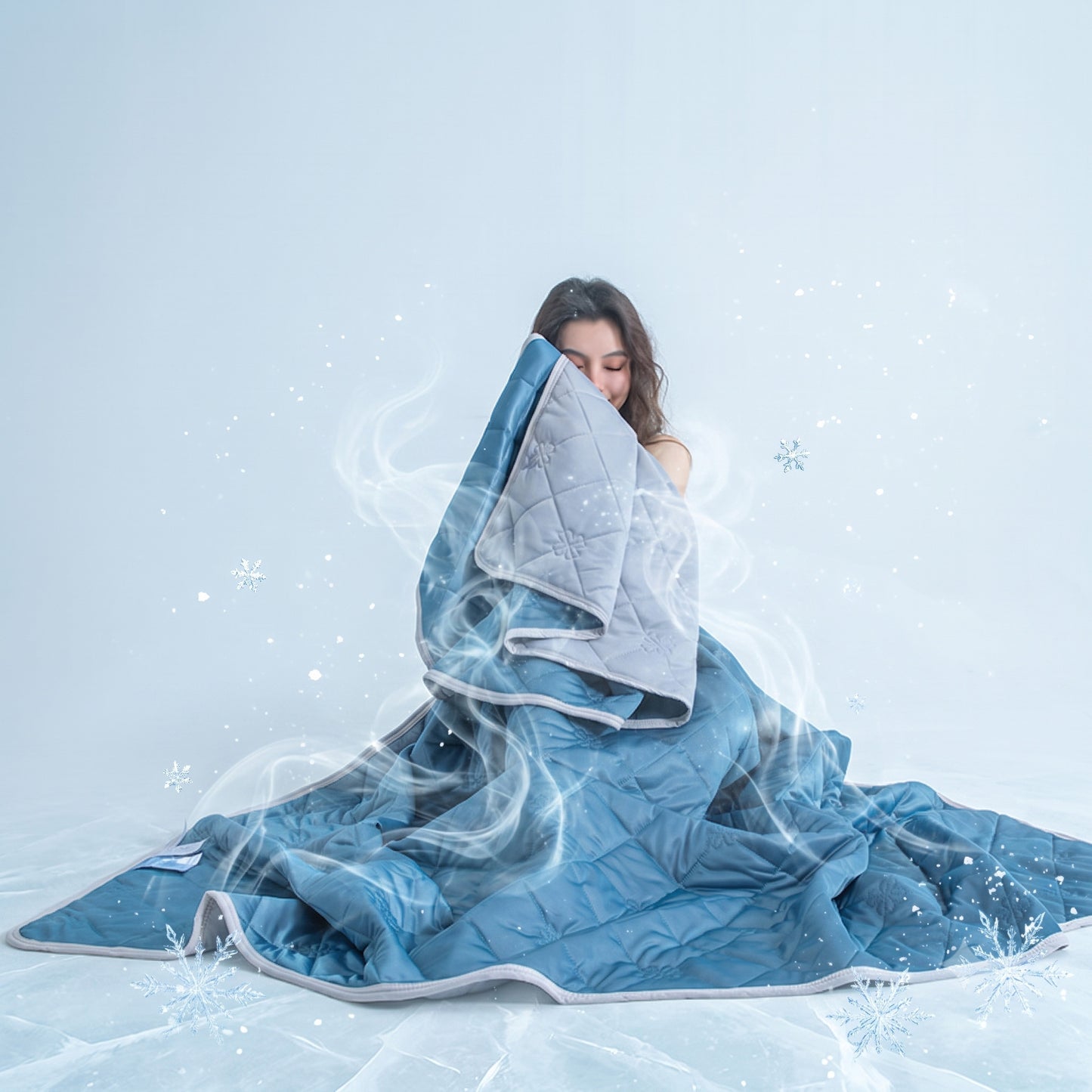 Korean Ice Cooling Blanket, Ultra Soft Double-sided Summer Comforter