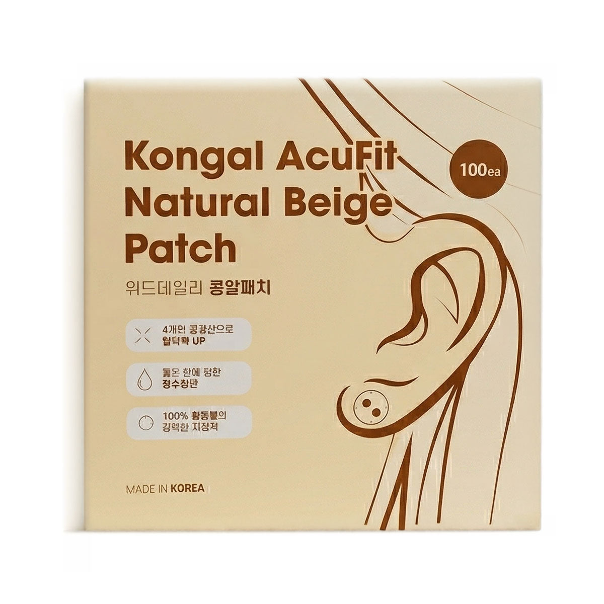 AcuFit Ear Acupressure Patches Waterproof Medical Grade. Ear Seeds