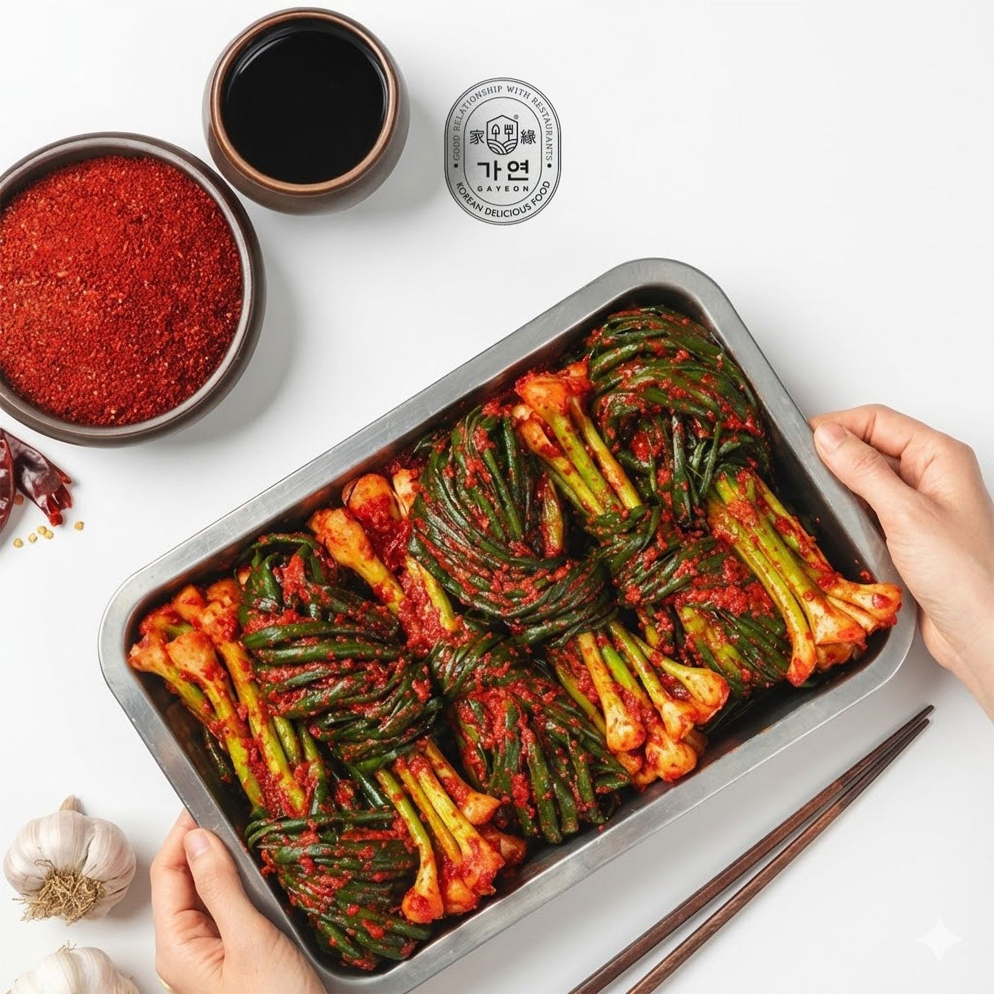 Korean Premium Green Onion Kimchi (2lbs/1kg) : The Authentic Taste of Jeolla-do