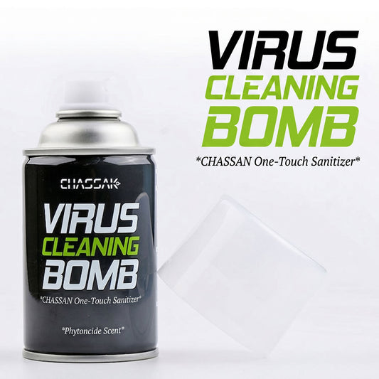 Car Virus Cleaning Bomb. Car Sanitizer Shot Smoke Odor Eliminator, Micro-Particle Mist for Instant Disinfection & Surface Cleaning