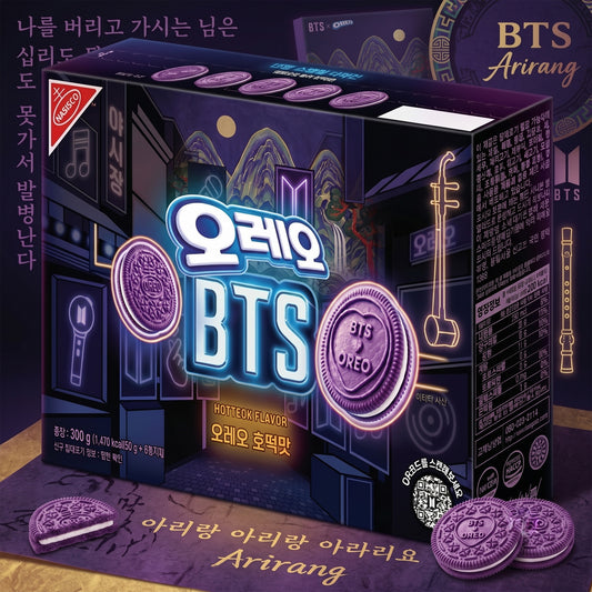 Oreo BTS Hotteok Flavor Limited Edition - Pack of 30 (300g)
