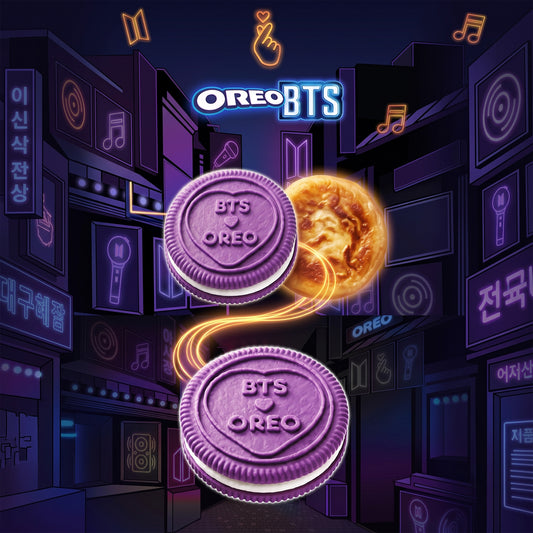 Oreo BTS Hotteok Flavor Limited Edition - Pack of 30 (300g)