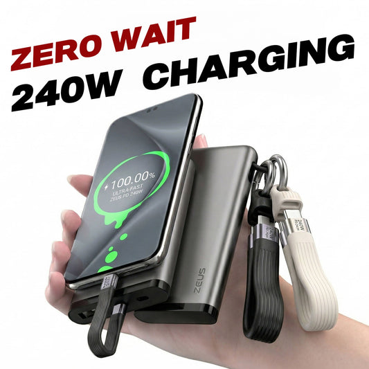 High-Speed USB Cable Keychain. Portable cellphone charger Keychain