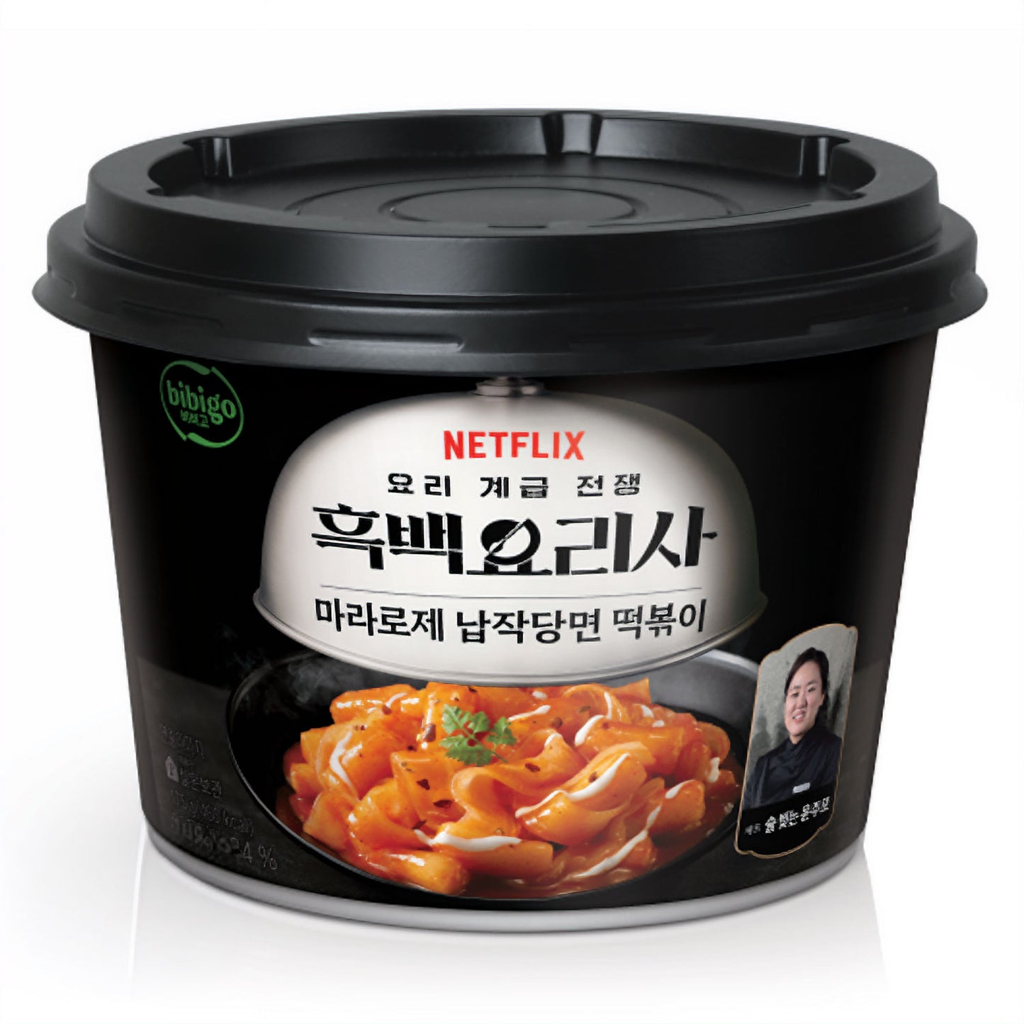 NETFLEX Culinary Class Wars Tteokbokki. Chef Na-Ra Youn Mara Rose Flat Glass Noodle Tteokbokki