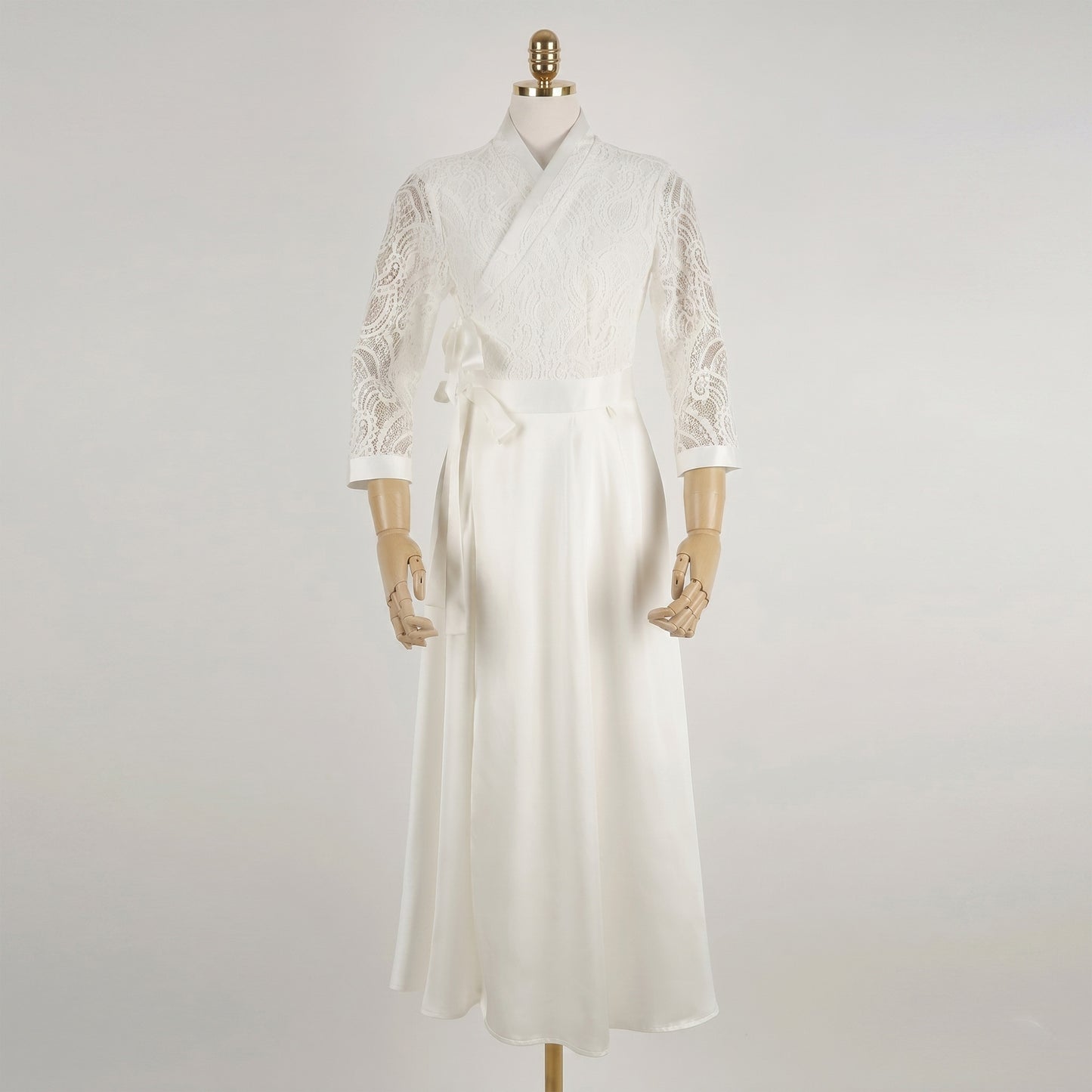 Korean Modern Hanbok Lace Dress Wedding