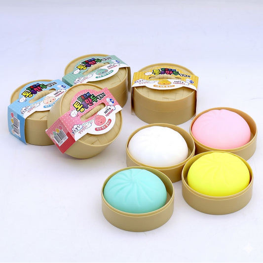 Dumpling Squishy Balls. Colorful Dumplings Stress Balls