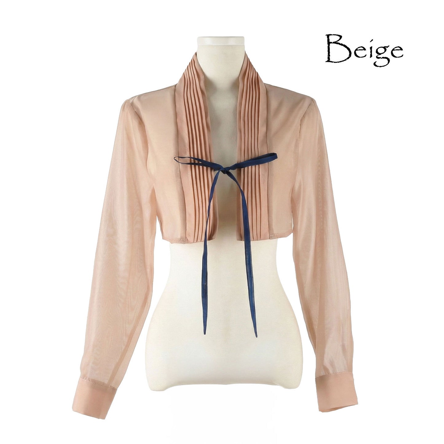 Korean Floral Blouse. Azure Moon Sheer Organza Hanbok Jeogori