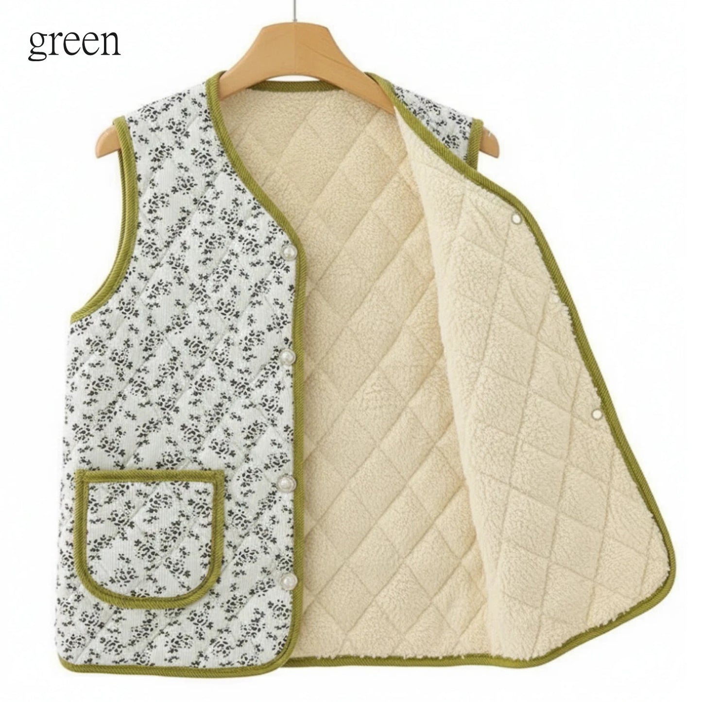 Premium Korean Floral Vest / Retro Floral Vest / Country Getaway Kimjang Vest