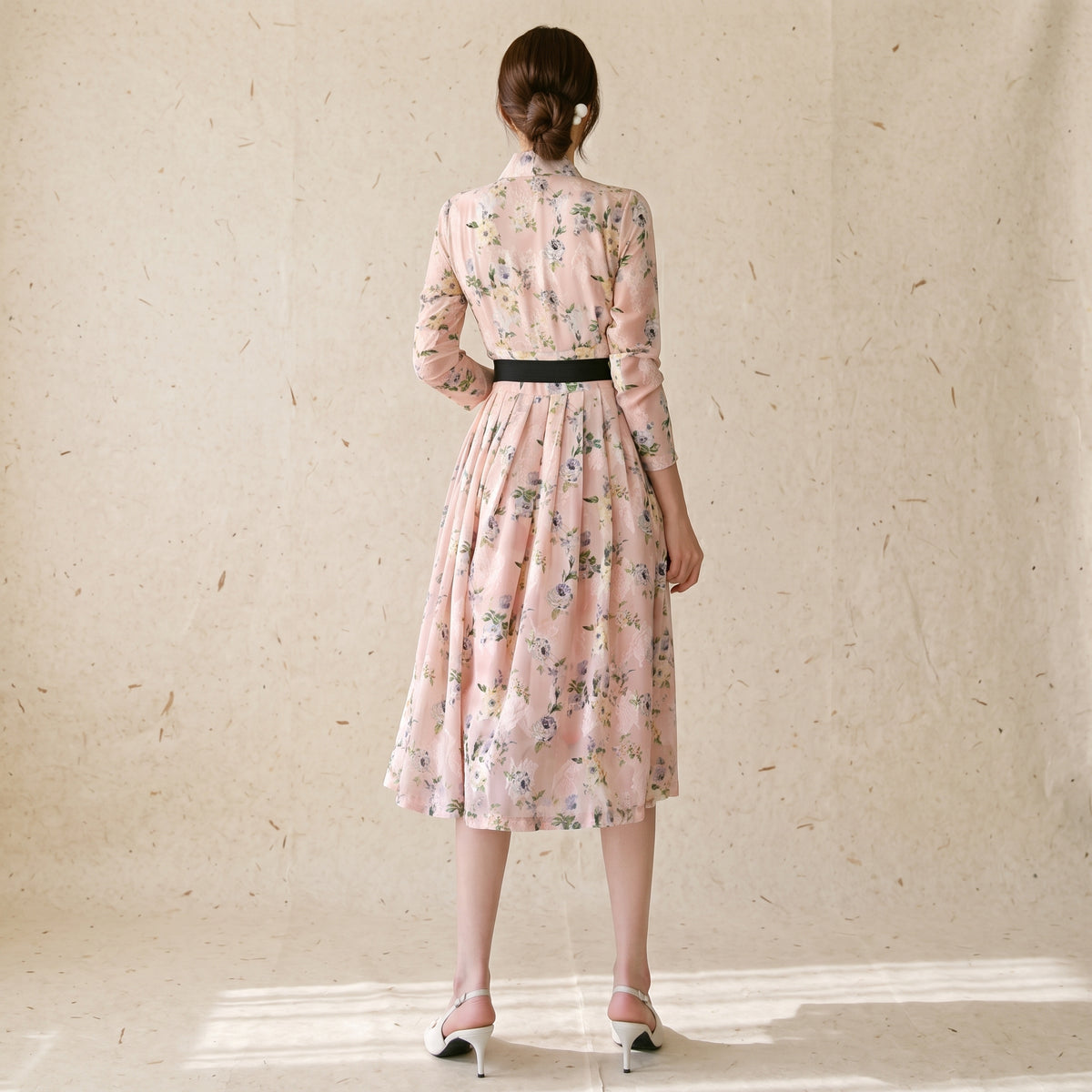 Korean Heritage Linen Wrap Dress Hanbok Timeless Grace