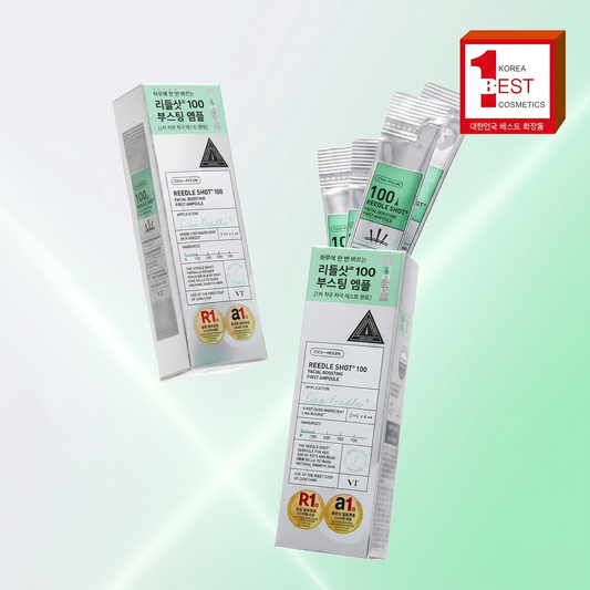 Korean VT COSMETICS Reedle Shot 100 Boosting Ampoule(2ml x 6ea) - Viral Item