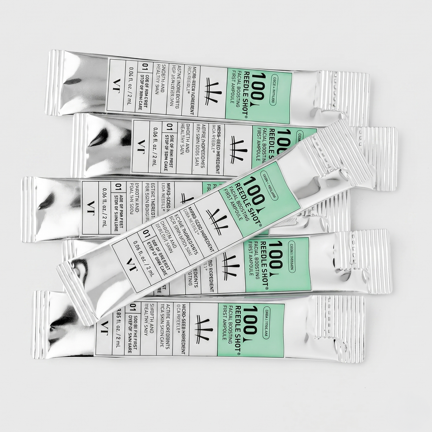 Korean VT COSMETICS Reedle Shot 100 Boosting Ampoule(2ml x 6ea) - Viral Item