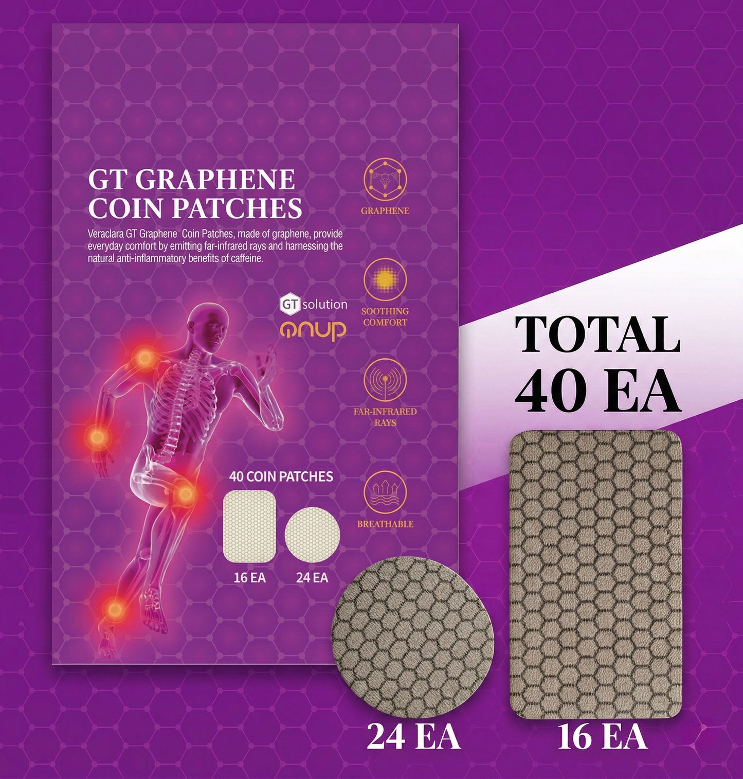 40 Fir Korean Herbal Therapy Patch. Herbal Heating Patche. Ketotop Health Patch.